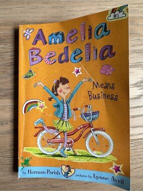 Amelia Bedelia Means Business - Orange Children's Book